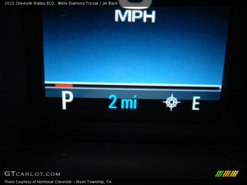 White Diamond Tricoat / Jet Black 2013 Chevrolet Malibu ECO