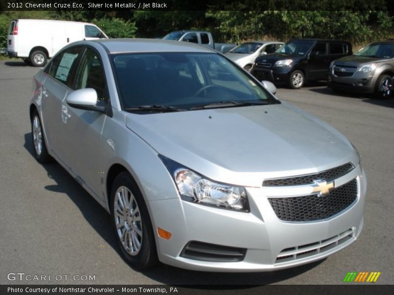 Silver Ice Metallic / Jet Black 2012 Chevrolet Cruze Eco