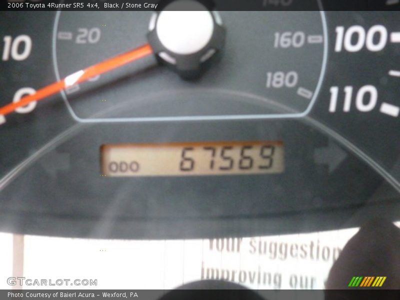 Black / Stone Gray 2006 Toyota 4Runner SR5 4x4