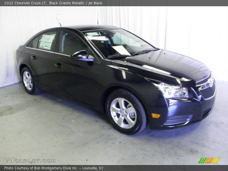 Black Granite Metallic / Jet Black 2012 Chevrolet Cruze LT