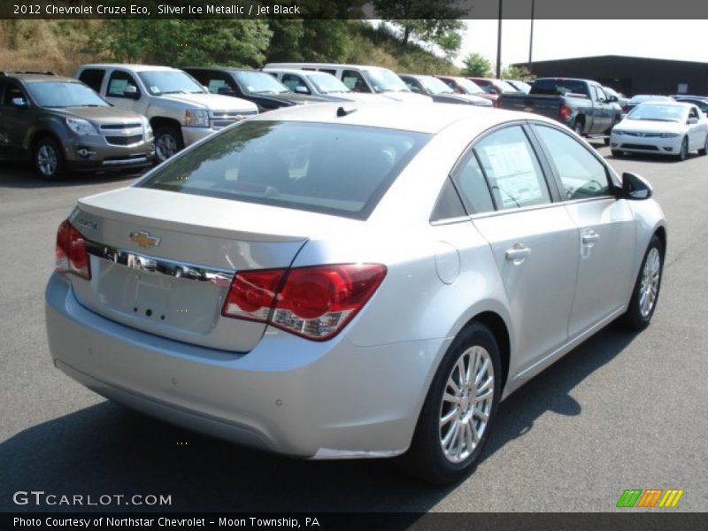 Silver Ice Metallic / Jet Black 2012 Chevrolet Cruze Eco