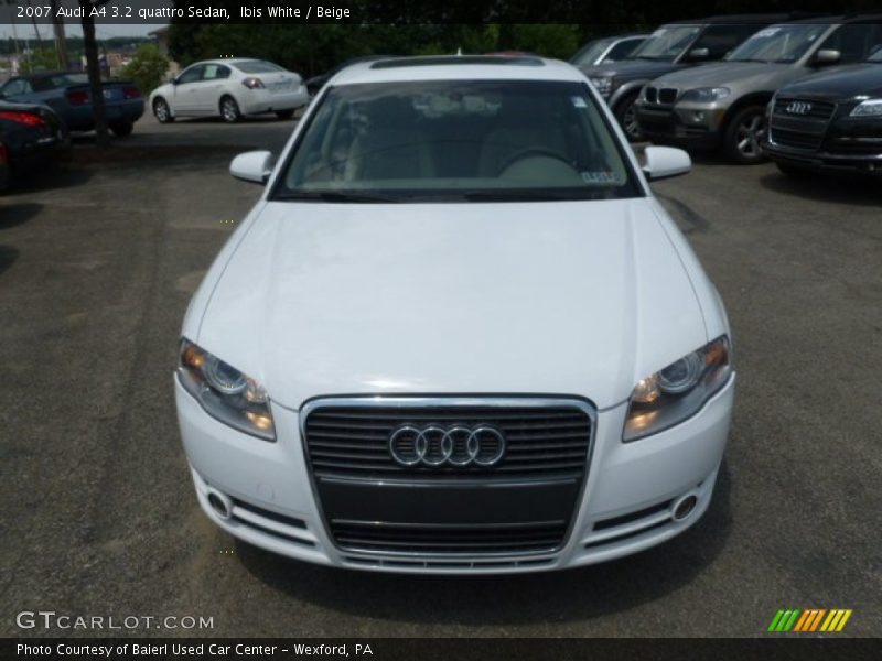 Ibis White / Beige 2007 Audi A4 3.2 quattro Sedan
