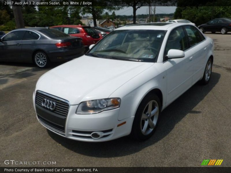 Ibis White / Beige 2007 Audi A4 3.2 quattro Sedan