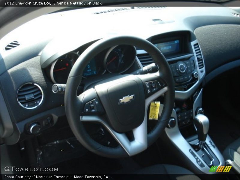 Silver Ice Metallic / Jet Black 2012 Chevrolet Cruze Eco