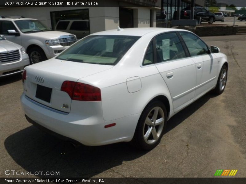 Ibis White / Beige 2007 Audi A4 3.2 quattro Sedan