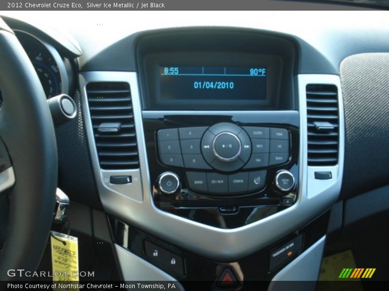 Silver Ice Metallic / Jet Black 2012 Chevrolet Cruze Eco