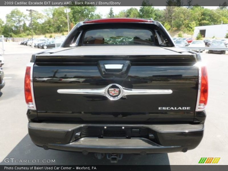 Black Raven / Ebony/Ebony 2009 Cadillac Escalade EXT Luxury AWD