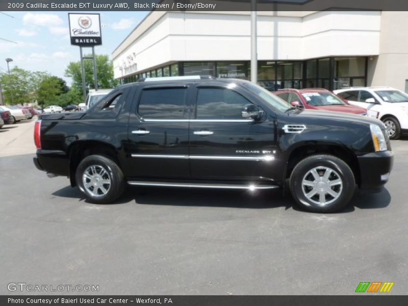 Black Raven / Ebony/Ebony 2009 Cadillac Escalade EXT Luxury AWD