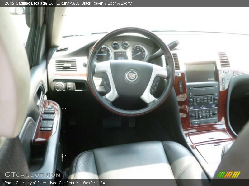 Black Raven / Ebony/Ebony 2009 Cadillac Escalade EXT Luxury AWD