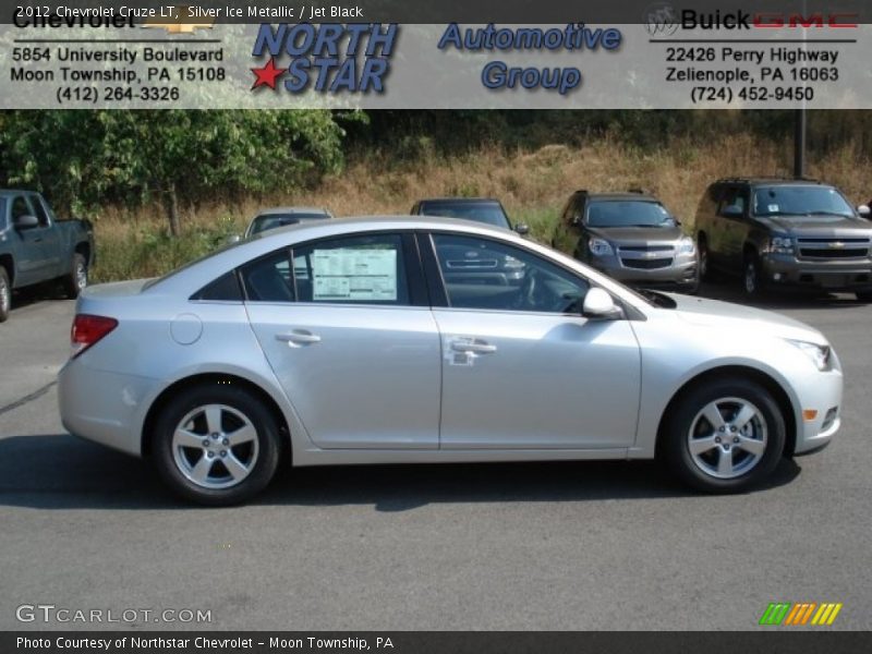 Silver Ice Metallic / Jet Black 2012 Chevrolet Cruze LT