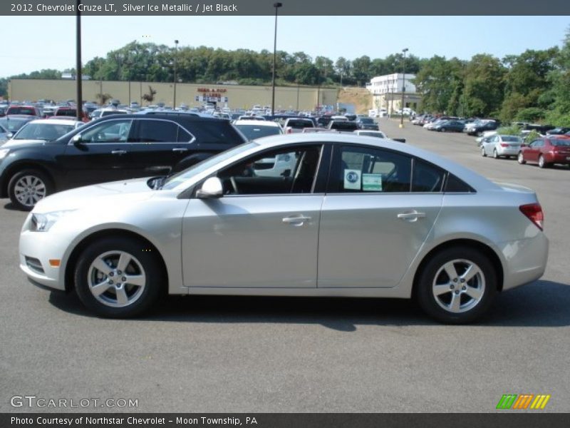 Silver Ice Metallic / Jet Black 2012 Chevrolet Cruze LT