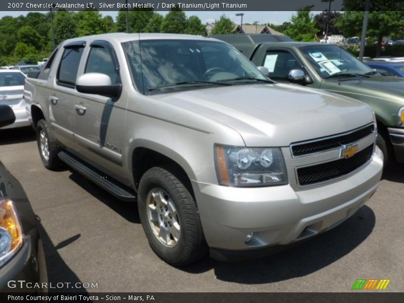 Silver Birch Metallic / Dark Titanium/Light Titanium 2007 Chevrolet Avalanche LT