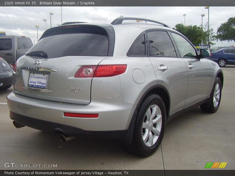 Brilliant Silver Metallic / Graphite 2005 Infiniti FX 35