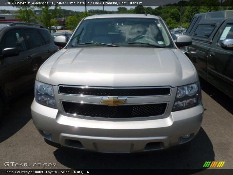Silver Birch Metallic / Dark Titanium/Light Titanium 2007 Chevrolet Avalanche LT
