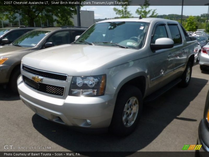 Silver Birch Metallic / Dark Titanium/Light Titanium 2007 Chevrolet Avalanche LT