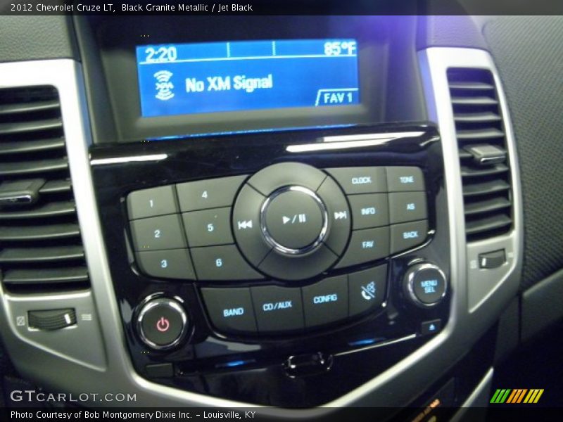 Black Granite Metallic / Jet Black 2012 Chevrolet Cruze LT