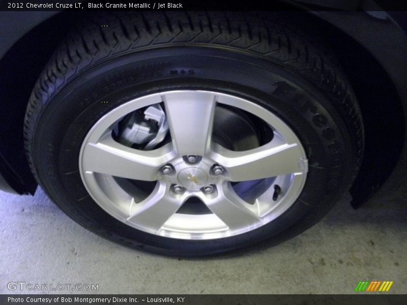 Black Granite Metallic / Jet Black 2012 Chevrolet Cruze LT