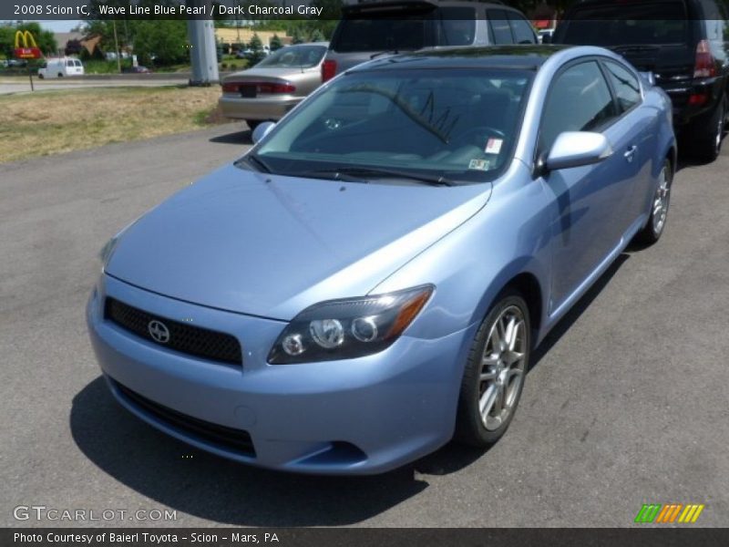Wave Line Blue Pearl / Dark Charcoal Gray 2008 Scion tC