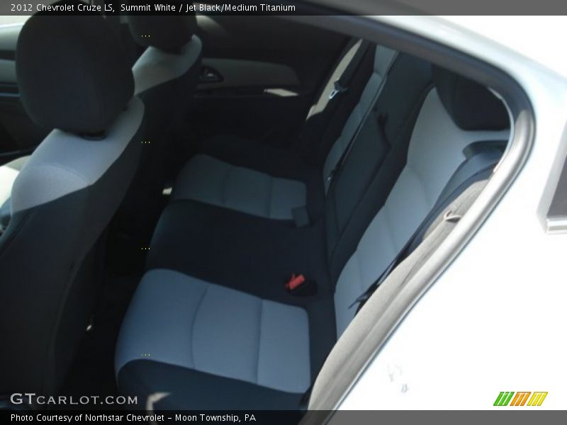 Summit White / Jet Black/Medium Titanium 2012 Chevrolet Cruze LS
