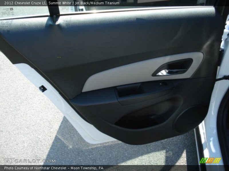 Summit White / Jet Black/Medium Titanium 2012 Chevrolet Cruze LS