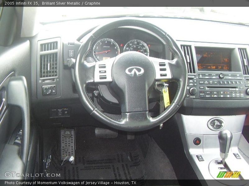Brilliant Silver Metallic / Graphite 2005 Infiniti FX 35