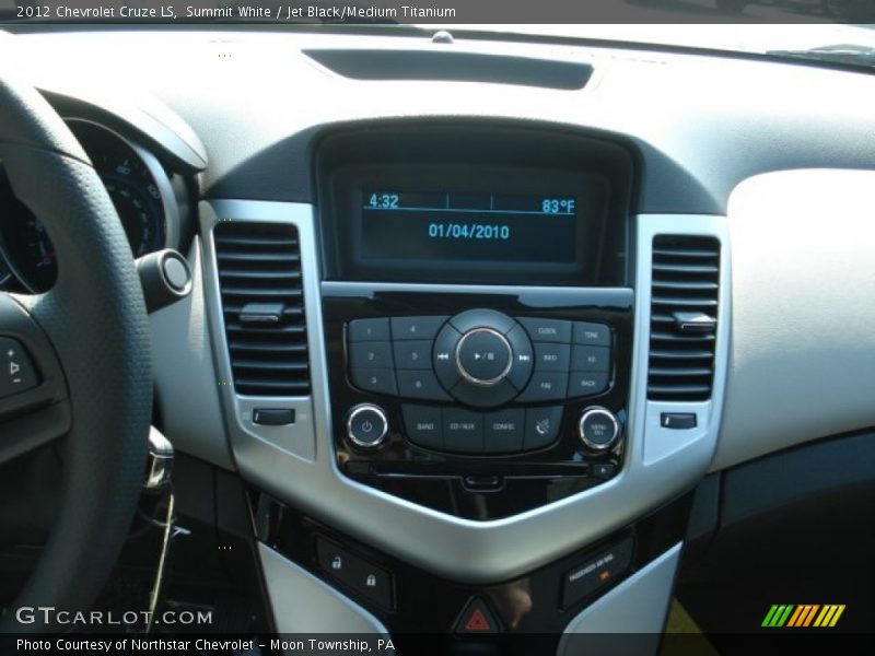 Summit White / Jet Black/Medium Titanium 2012 Chevrolet Cruze LS