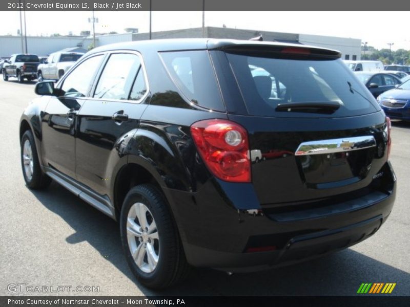 Black / Jet Black 2012 Chevrolet Equinox LS