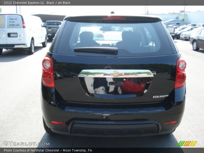 Black / Jet Black 2012 Chevrolet Equinox LS
