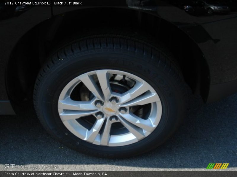 Black / Jet Black 2012 Chevrolet Equinox LS