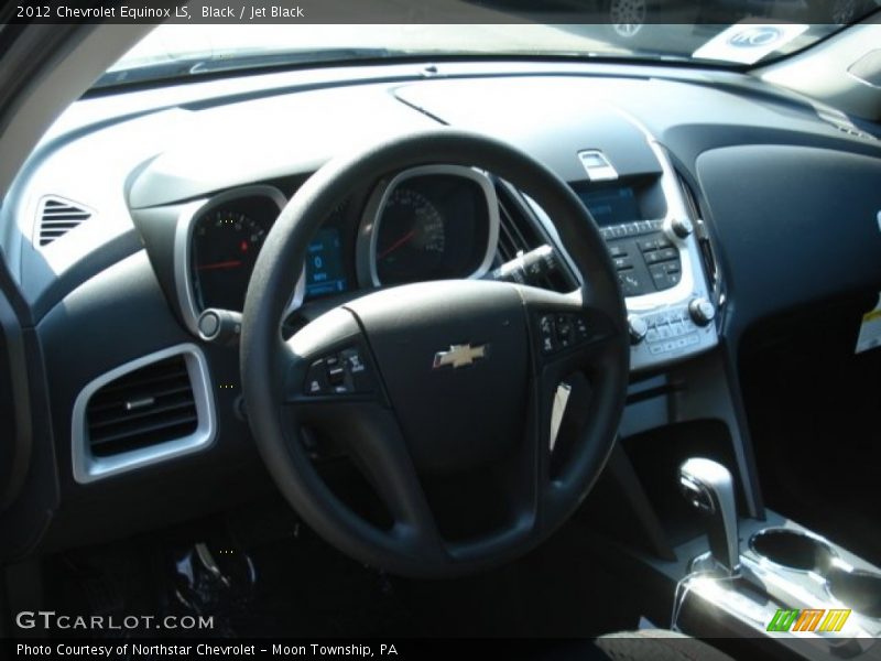 Black / Jet Black 2012 Chevrolet Equinox LS