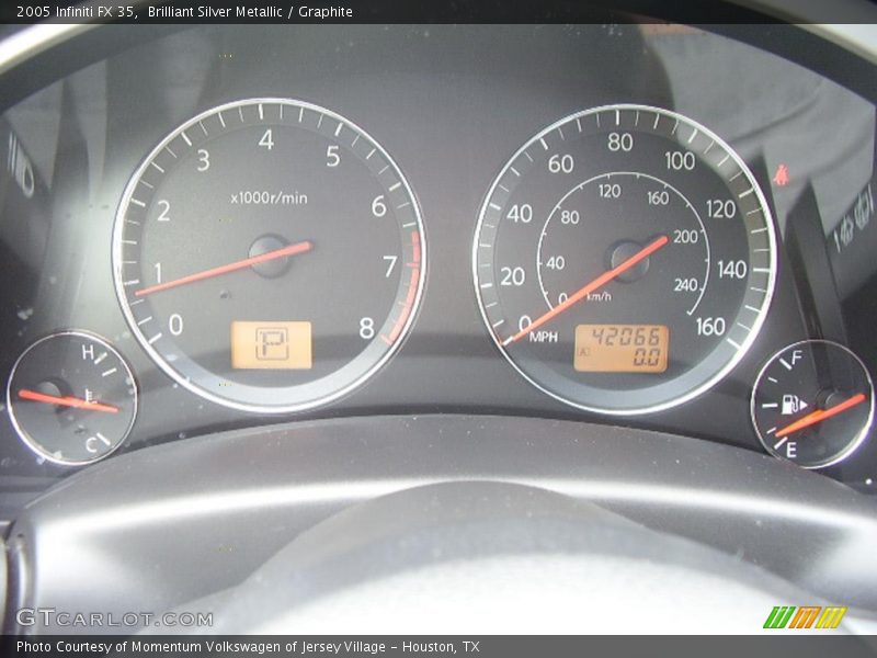 Brilliant Silver Metallic / Graphite 2005 Infiniti FX 35