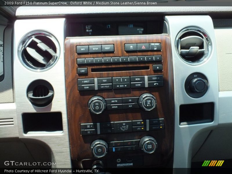 Oxford White / Medium Stone Leather/Sienna Brown 2009 Ford F150 Platinum SuperCrew