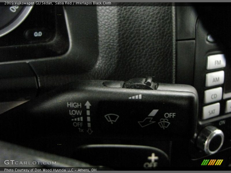 Salsa Red / Interlagos Black Cloth 2009 Volkswagen GLI Sedan