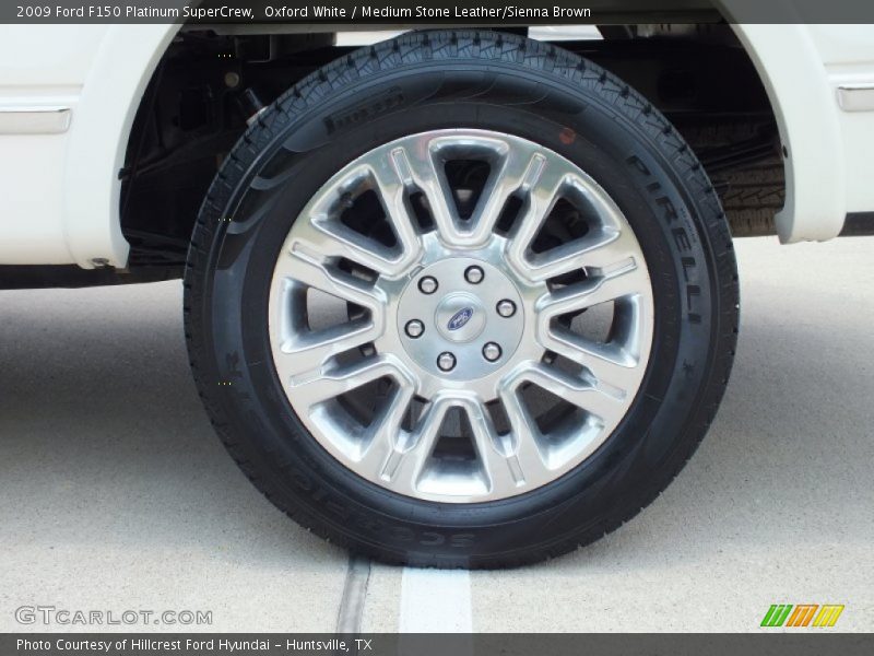 Oxford White / Medium Stone Leather/Sienna Brown 2009 Ford F150 Platinum SuperCrew