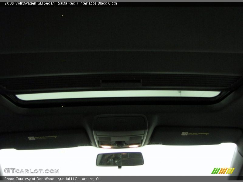 Salsa Red / Interlagos Black Cloth 2009 Volkswagen GLI Sedan