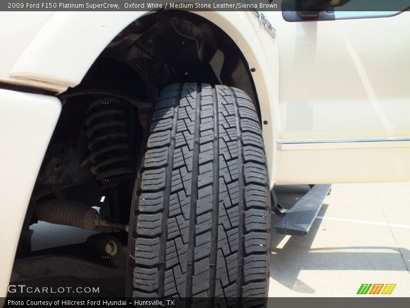 Oxford White / Medium Stone Leather/Sienna Brown 2009 Ford F150 Platinum SuperCrew