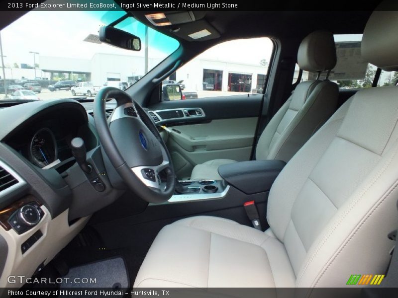 Ingot Silver Metallic / Medium Light Stone 2013 Ford Explorer Limited EcoBoost