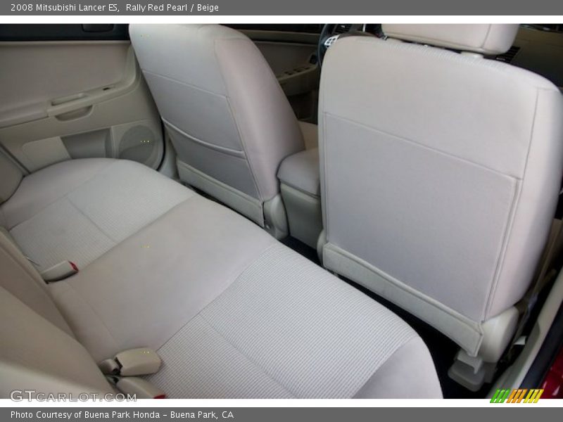 Rally Red Pearl / Beige 2008 Mitsubishi Lancer ES