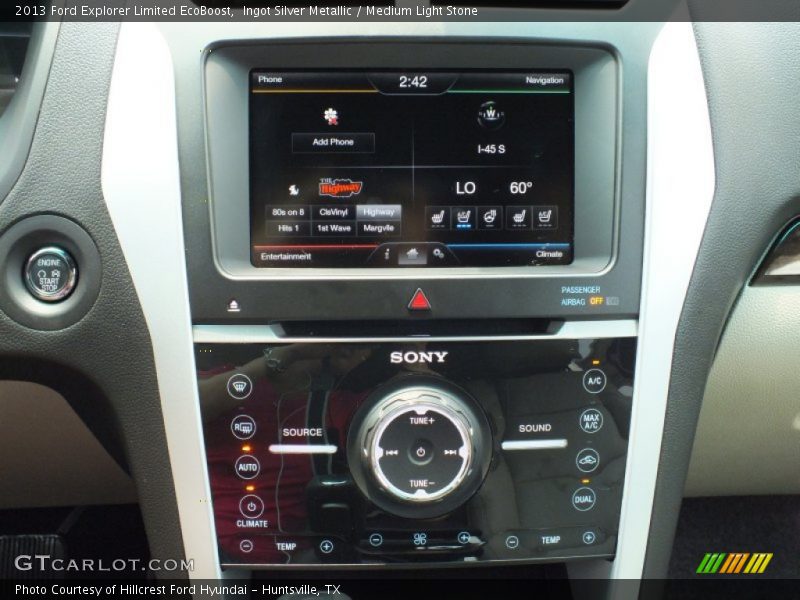Ingot Silver Metallic / Medium Light Stone 2013 Ford Explorer Limited EcoBoost