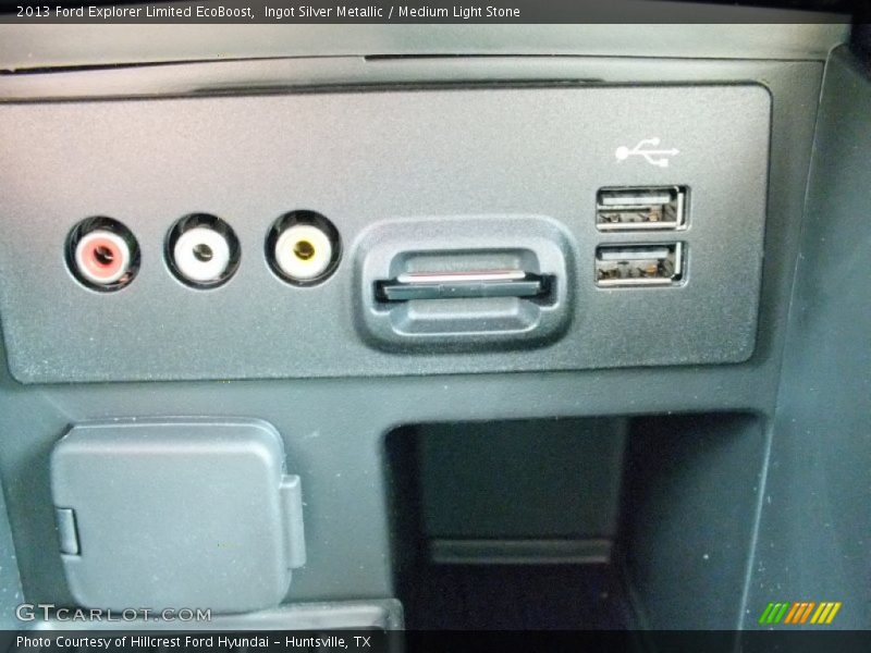 Ingot Silver Metallic / Medium Light Stone 2013 Ford Explorer Limited EcoBoost