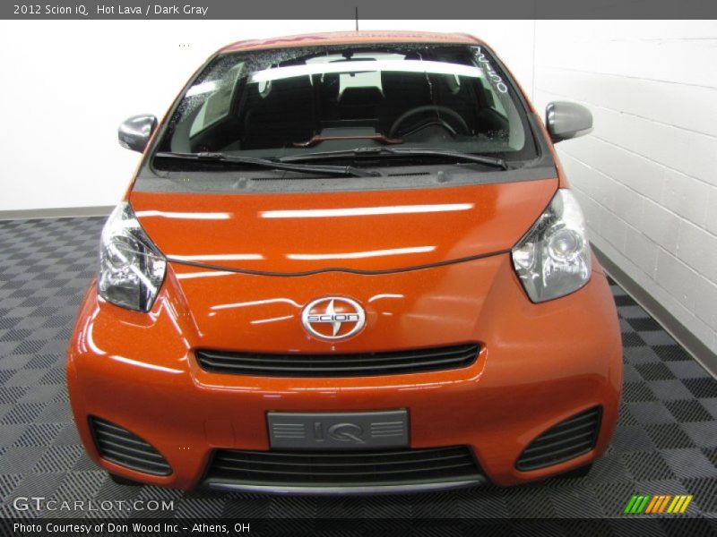 Hot Lava / Dark Gray 2012 Scion iQ