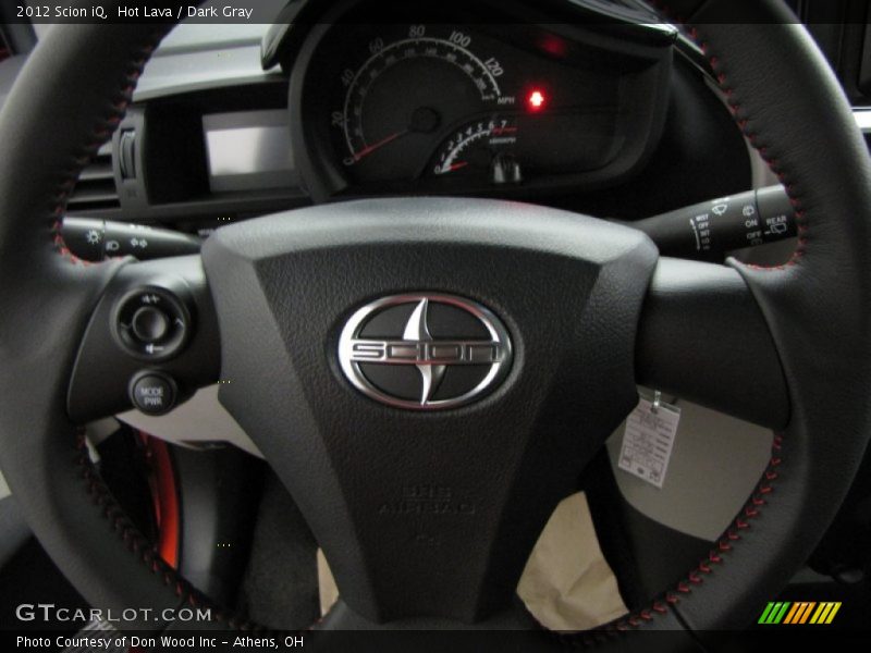 Hot Lava / Dark Gray 2012 Scion iQ