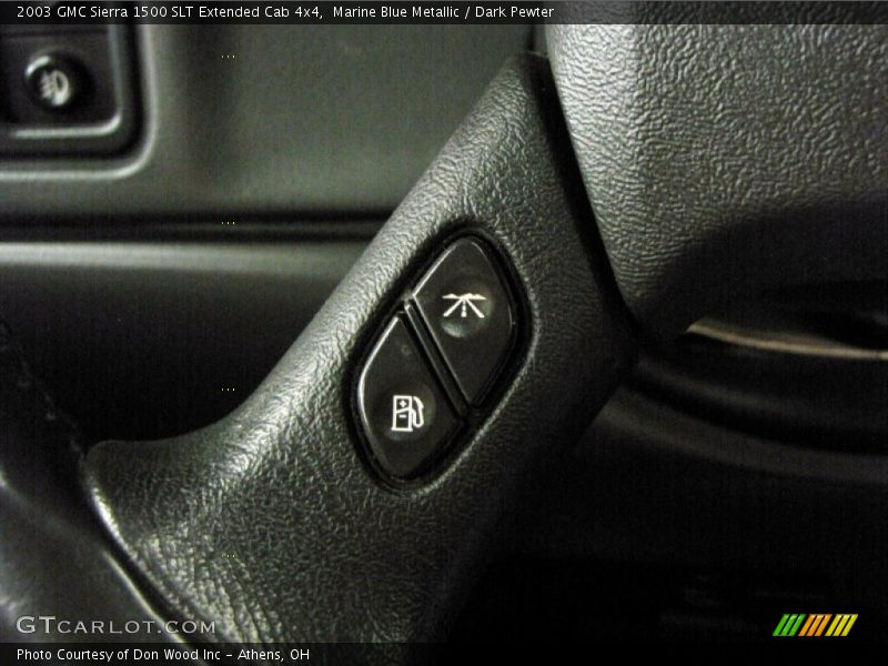 Marine Blue Metallic / Dark Pewter 2003 GMC Sierra 1500 SLT Extended Cab 4x4