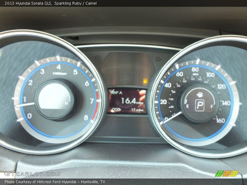 Sparkling Ruby / Camel 2013 Hyundai Sonata GLS