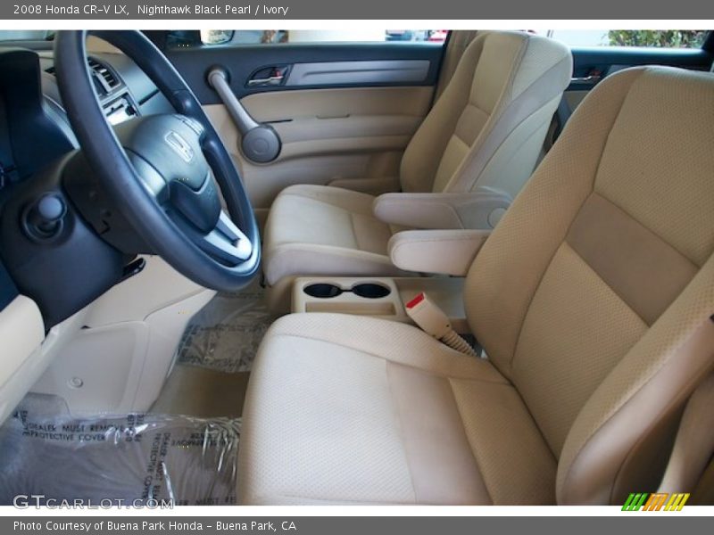 Nighthawk Black Pearl / Ivory 2008 Honda CR-V LX