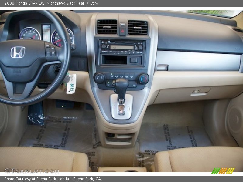 Nighthawk Black Pearl / Ivory 2008 Honda CR-V LX