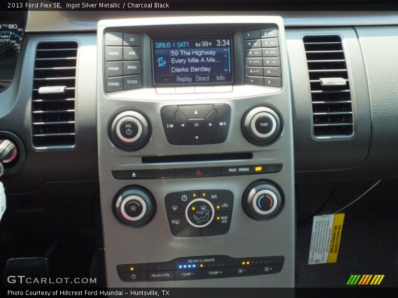 Controls of 2013 Flex SE