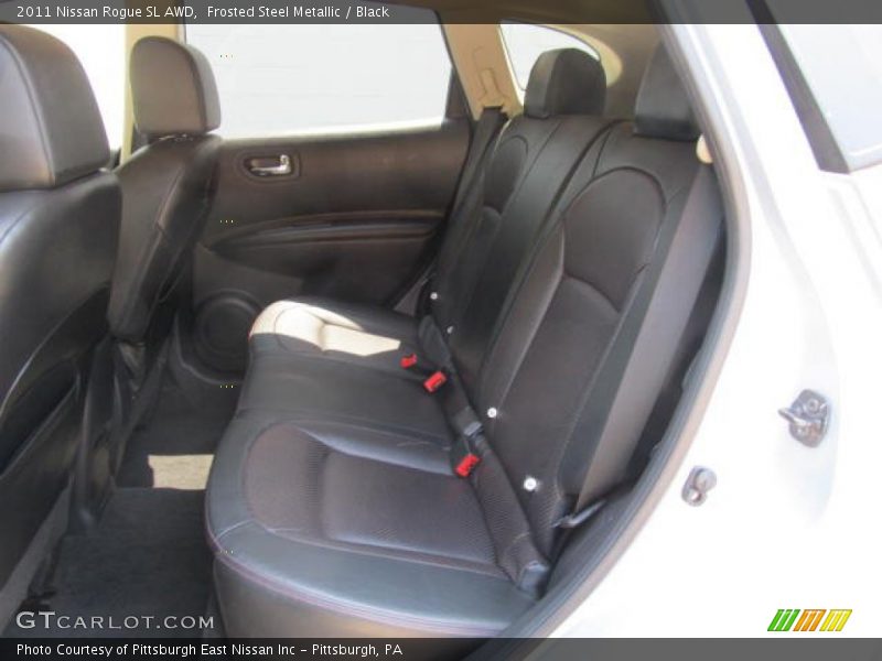 Frosted Steel Metallic / Black 2011 Nissan Rogue SL AWD