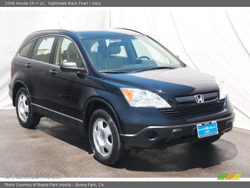 Nighthawk Black Pearl / Ivory 2008 Honda CR-V LX