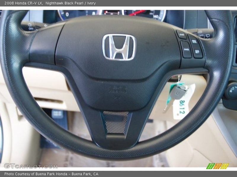 Nighthawk Black Pearl / Ivory 2008 Honda CR-V LX